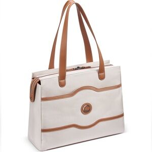 🆕Delsey Chatelet Air 2.0 16” Shoulder Computer Travel Bag in Angora